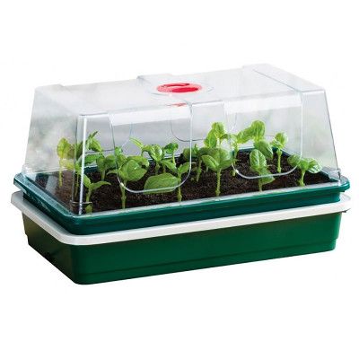 Miniväxthus med undervärme