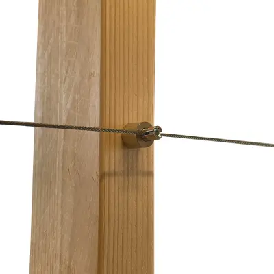 För Träväxthus Wireupphäng Horisontell