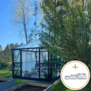 Gazebo Kvadratisk 8,7 m² | 5 års stormgaranti | Premium