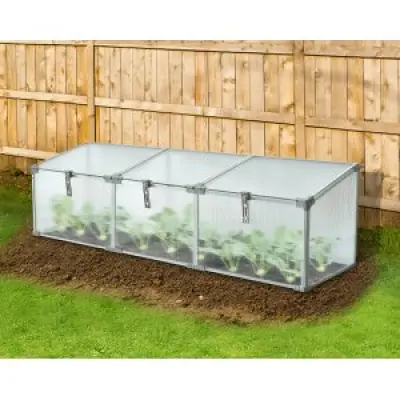 Mini-växthus - 1 kvm - Låg