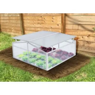 Mini-växthus - 1 kvm - Låg - Tvåsidig