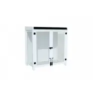 Modular Garden Växthus 1.8m² - Vitlackerad