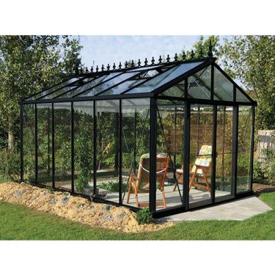 Växthus Oas Master Victorian Mörkgrön, 14,2 M²