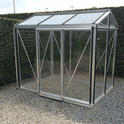 Växthus Oas Mini 3,8 M² Hobby Aluminium