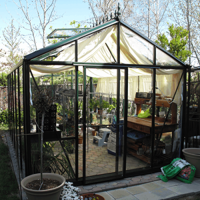Växthus Oas Senior Victorian Mörkgrön, 14,2 M²