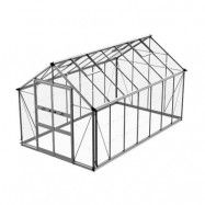 Växthus Odla 11,4 - 14,1 m² 11,4 m², Aluminium, Glas