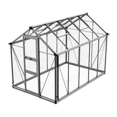 Växthus Odla 4,9–6,0 m² 6,0 m², Aluminium, Glas
