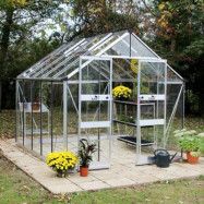 Växthus Odla 8,2 - 9,8 m² 8,2 m², Aluminium, Glas
