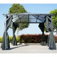 Premium paviljong 3x3m med tak i kanalplast