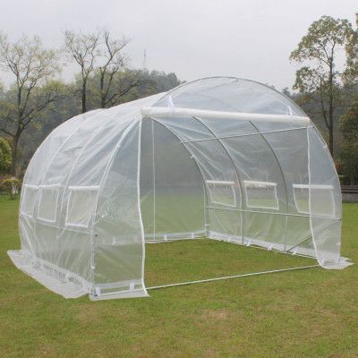 Tunnelväxthus 9m² | Stålram med PE-plastöverdrag