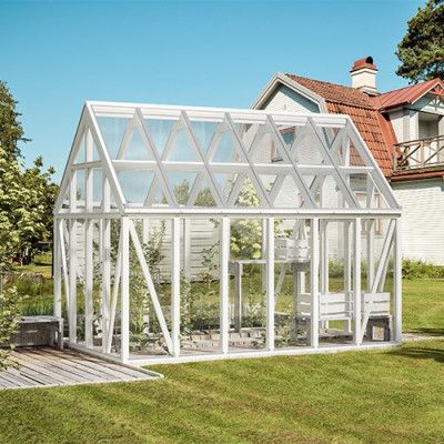 Kombinera växthus och uterum Växa 17,5 m²