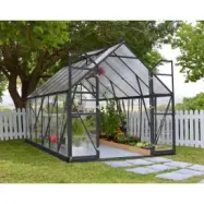 Växthus Balance Grå - 8,8 m² + Växthusrengöring