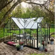 Växthus Garden Room - 12,9 m² - Grön