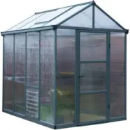 Växthus Glory 4,8 m² - Antracitgrå