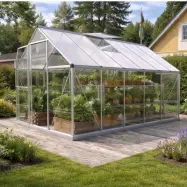 Växthus Harmony Gardeney 8,7 m² aluminium polykarbonat fristående