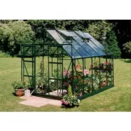 Växthus Magnum - 8,3 m² grönt med härdat glas