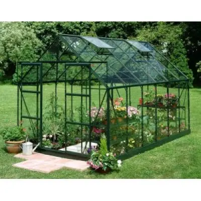 Växthus Magnum - 9,9 m² - Kanalplast, Omålat