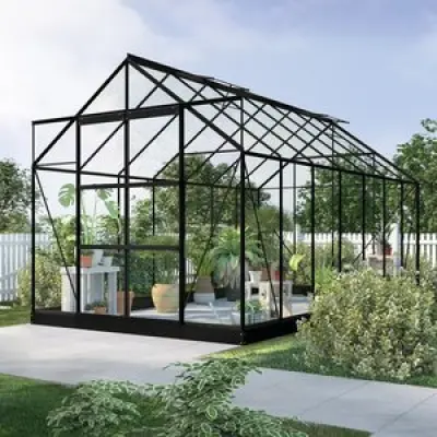 Växthus Neptunus - 11,2 m² - Outletprodukt