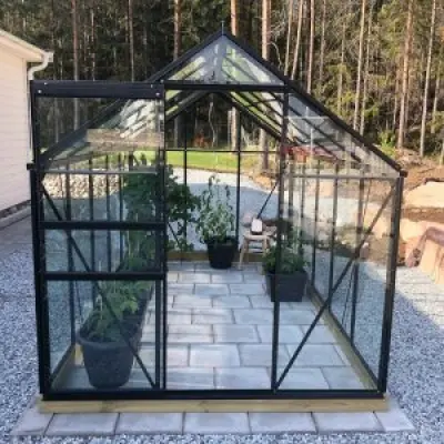 Växthus Neptunus - 6,2 m² - Kanalplast