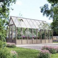 Växthus Ophelia i trä - 11 m² + Bevattningstillbehör