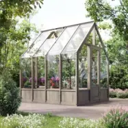 Växthus Ophelia i trä - 5,4 m² + Växthusrengöring