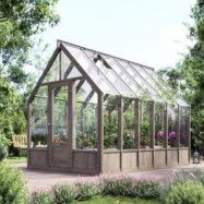 Växthus Ophelia i trä - 8,2 m² + Bevattningstillbehör