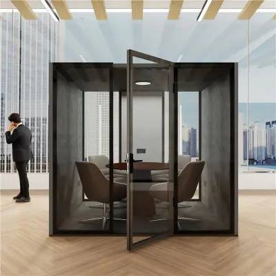 Telefonbås/Mötesbås | 2,5x2 m | Ljudisolerat -30dB